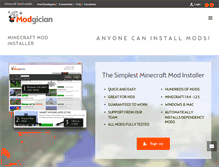 Tablet Screenshot of modgician.com